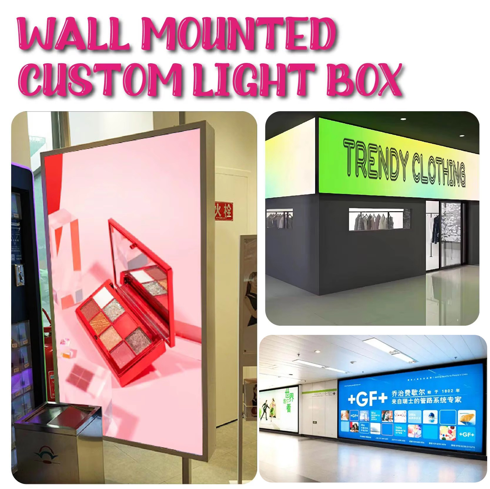 Custom Soft Film Light Box Business Promotion Advertising Light Box ...