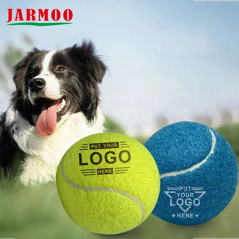 Custom Logo Cat and Dog Tennis Ball 6.5 Cm Dog Ball Pet Toy 1