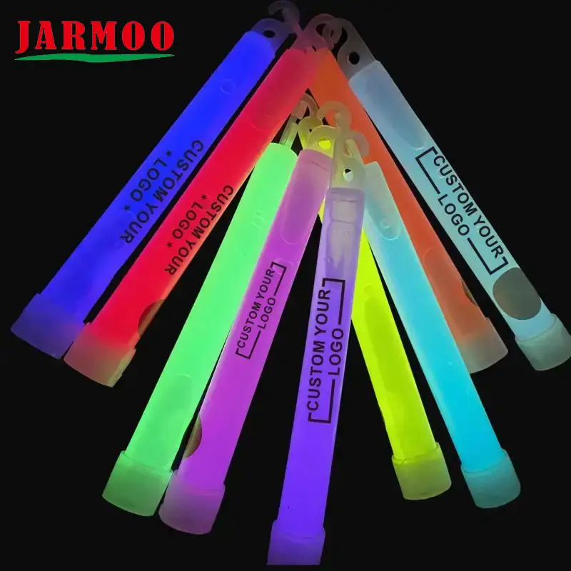 Bâton lumineux avec logo personnalisé, lumière RVB de 6 pouces 1