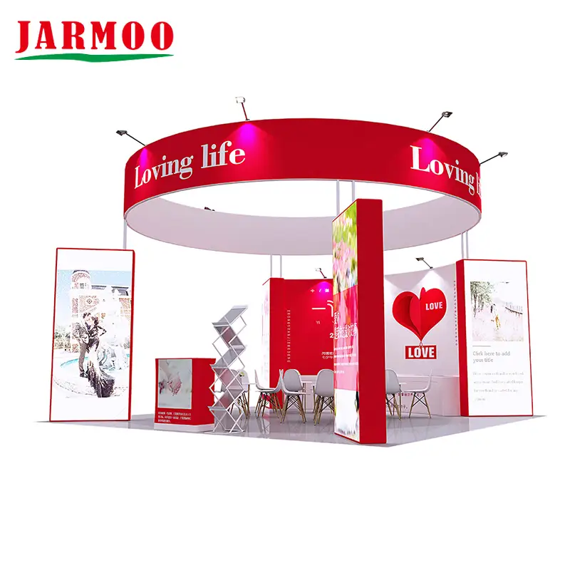 Custom 3*3m Trade Show Tension Fabric Booth 1