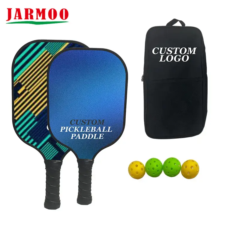 Custom Design Print Carbon Fiber Pickleball Paddle Set 1