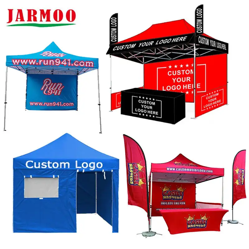 Custom Outdoor Popup Display Tent Canopy 3X3M 1