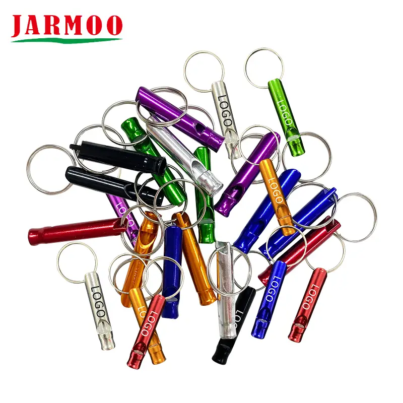 Custom promotional keychains Aluminum Alloy Whistle Keychain 1