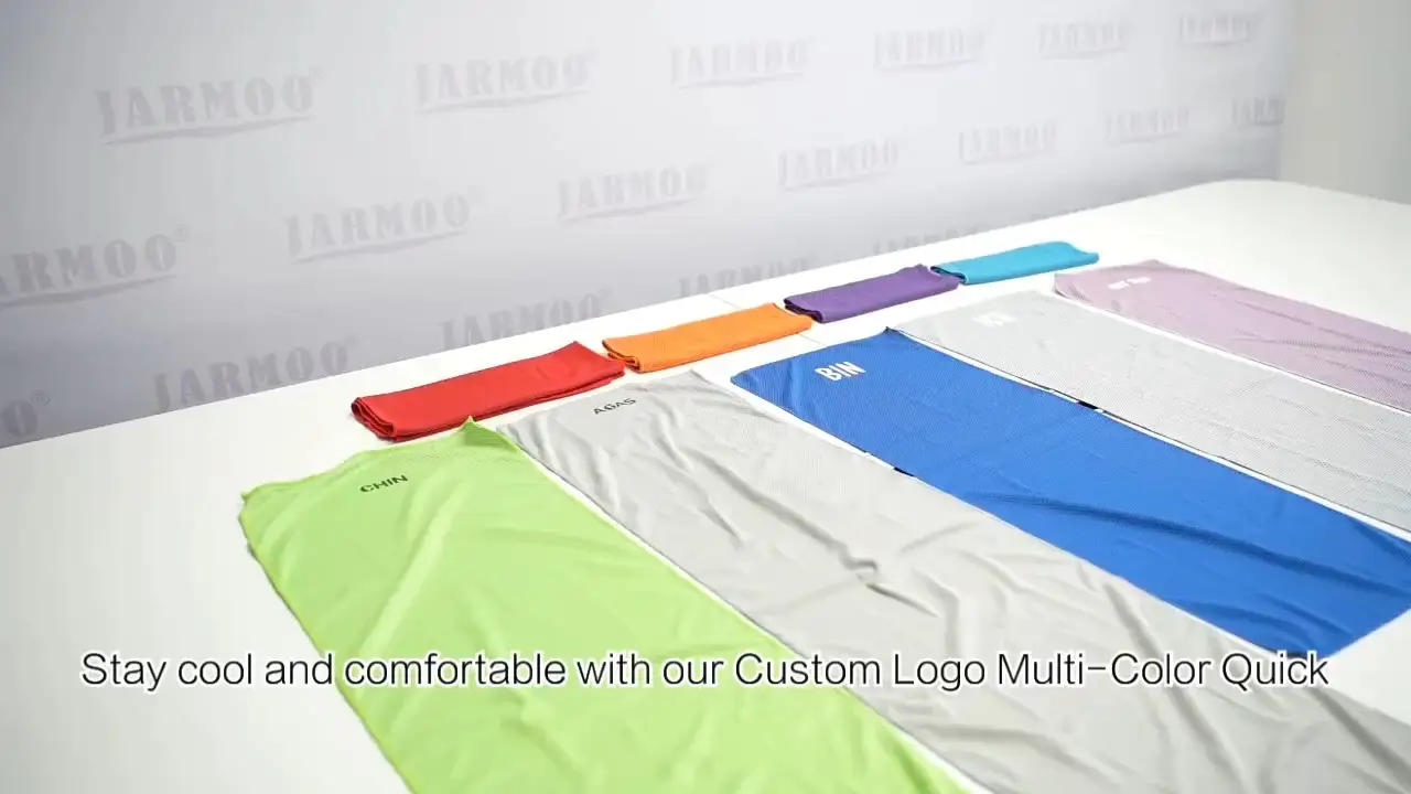 Sublimation Breathable Sport Ice Cooling Towel With logo 1