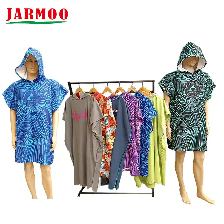 Custom Sublimation Microfiber Hooded Beach Towel 1