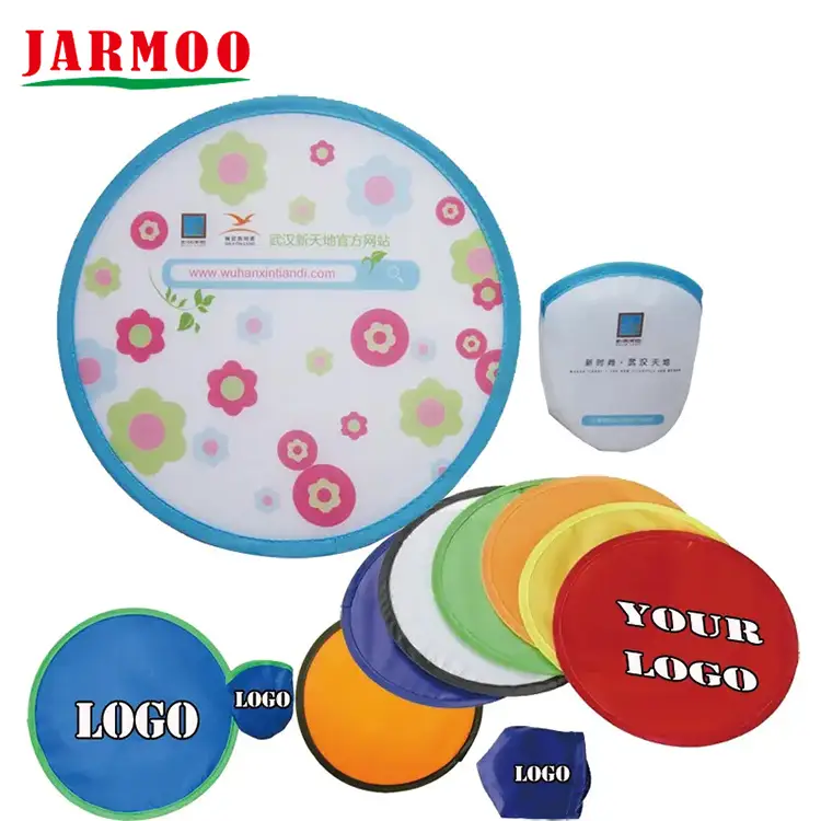 Custom Printed Soft Pet Flying Disc Round With Pouch 1