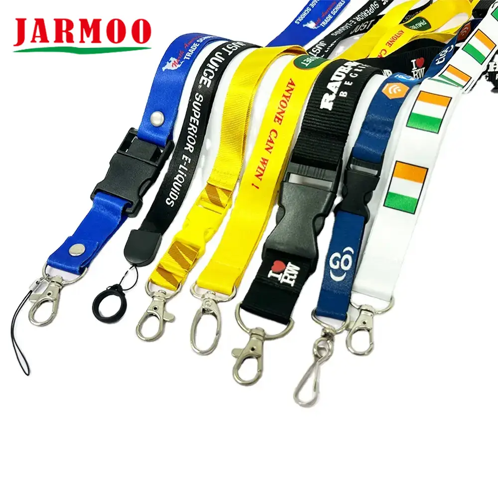 Custom Design Customize Size Satin Lanyards Custom Logo 1