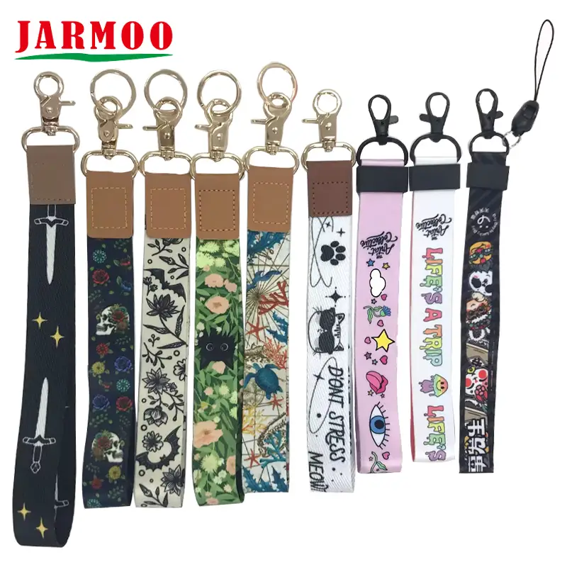 Custom Printing Customize Size Dye Polyester Lanyards With Hook 1