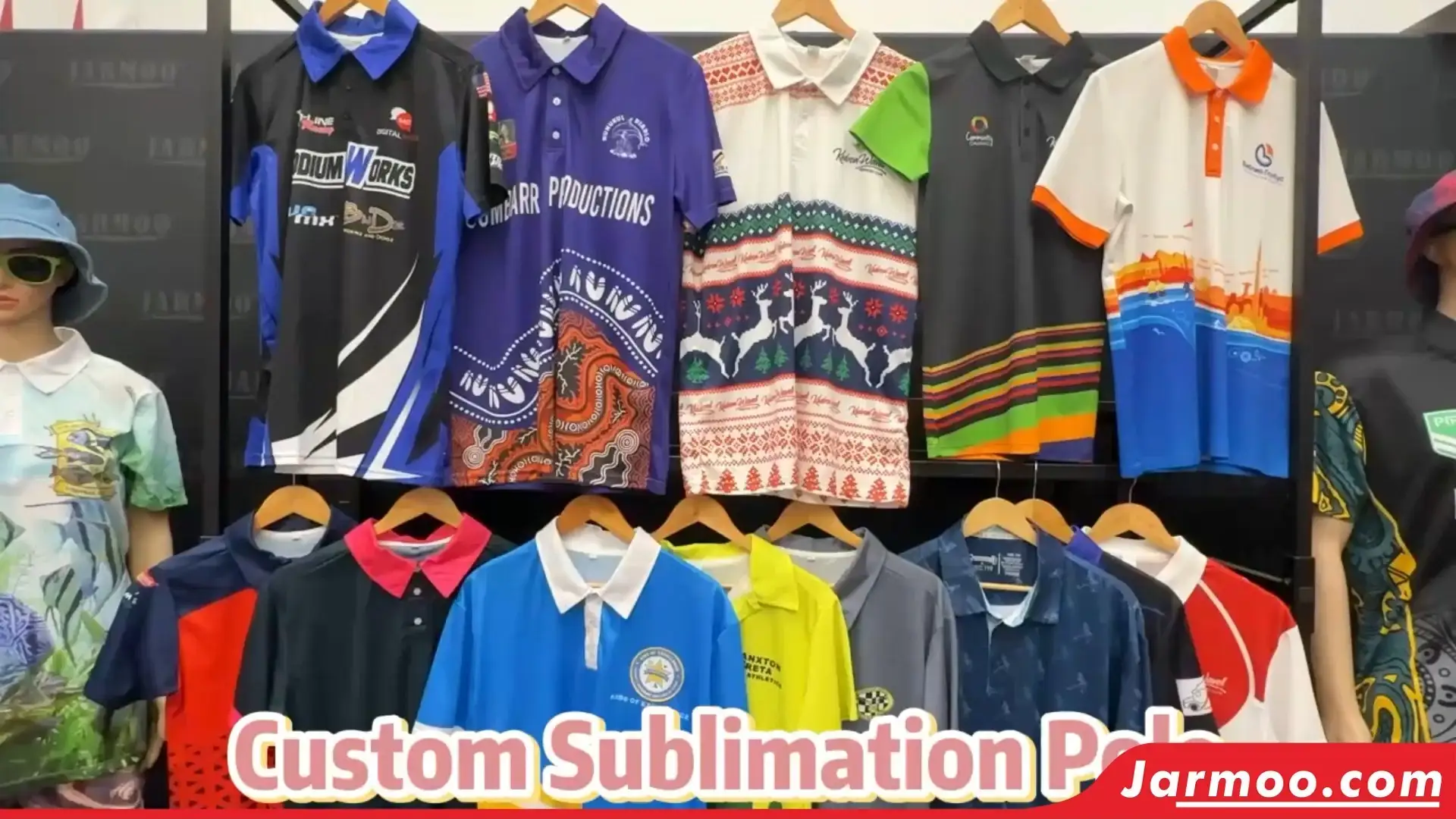 Custom Polo Shirt Quick Dry Breathable Polyester Sublimation Polo Shirt 1