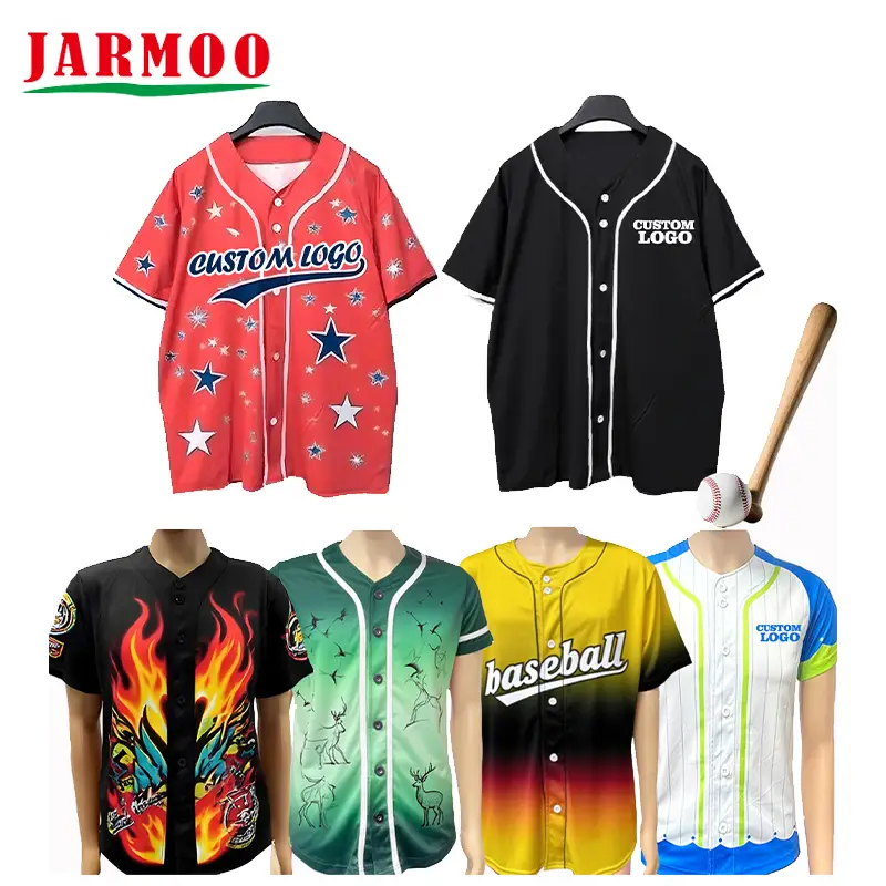Custom Baseball Jerseys with Sublimation Print Customizable Baseball Jersey 1