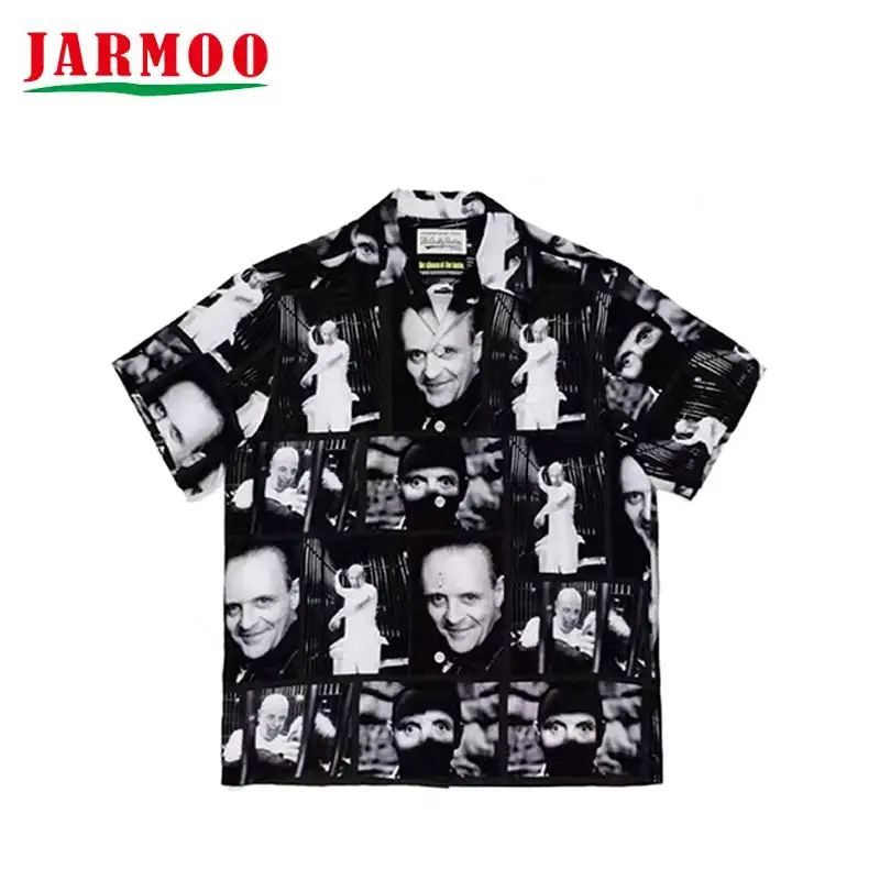 Nouvelle sublimation Shirt Hawaiian Beach à manches courtes personnalisées 1