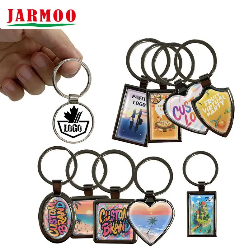 Custom Key Chain 3d Sublimation Key Ring Metal Keychain 1