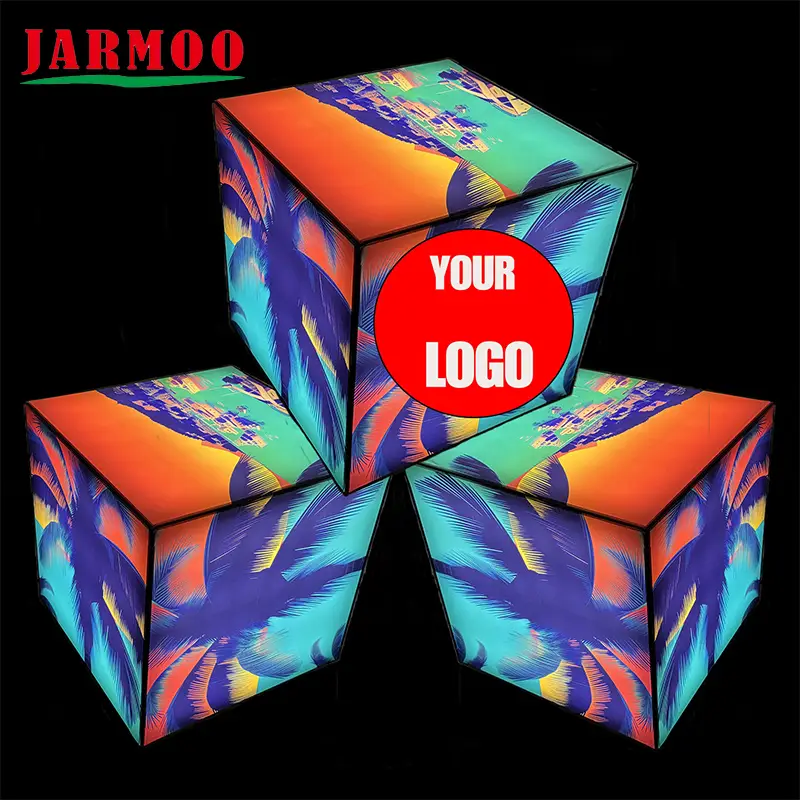 Custom Lightbox Display Advertising Cube Light Box 1