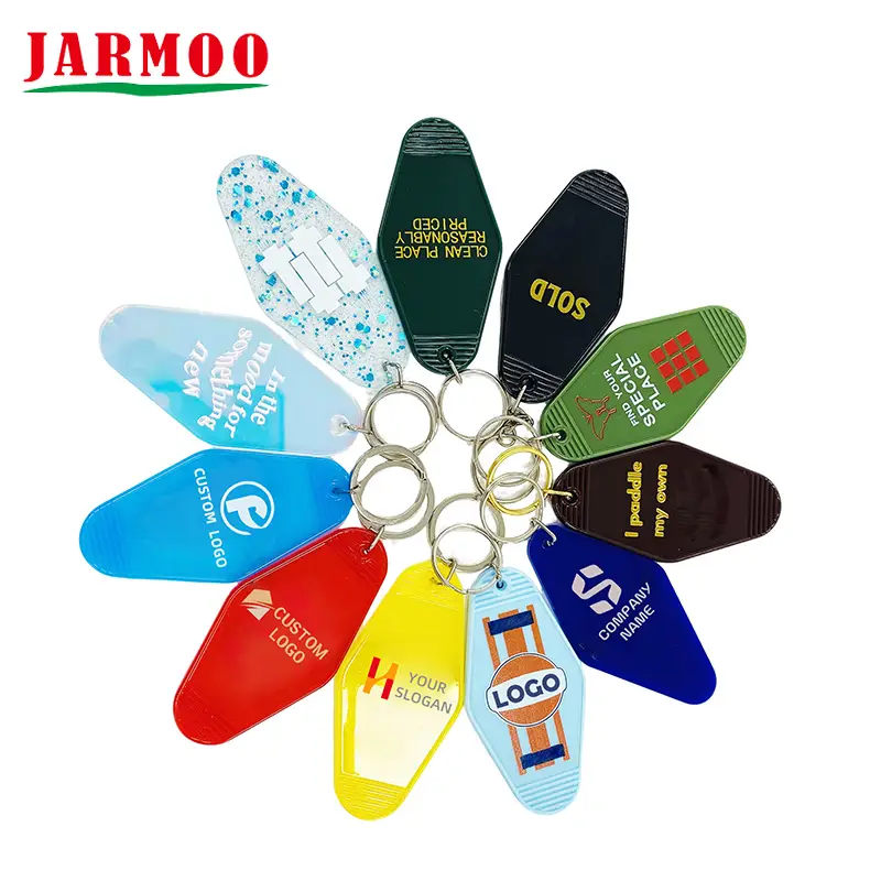 Chaveiro de borracha personalizado PVC plástico Motel chaveiro 1