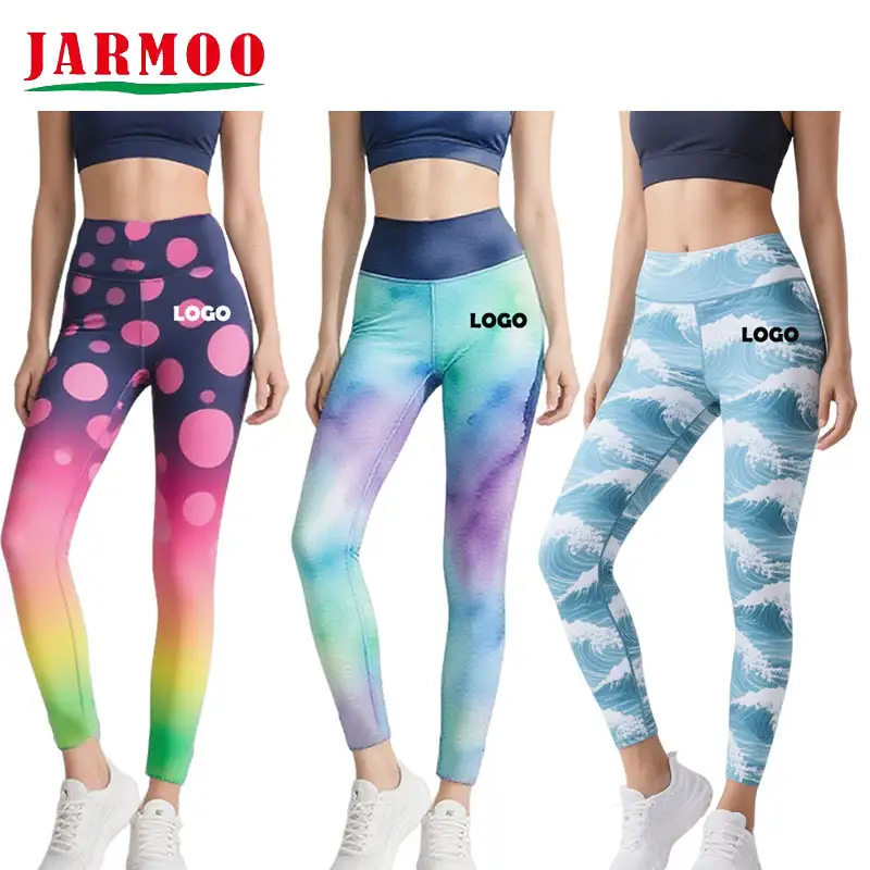 Calças de ginástica leggings de ioga personalizadas para mulheres 1