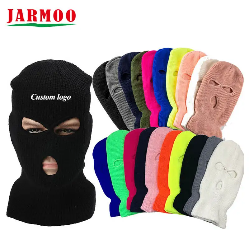 Cagoule de ski personnalisée, couvre-visage, cagoule à trois trous 1