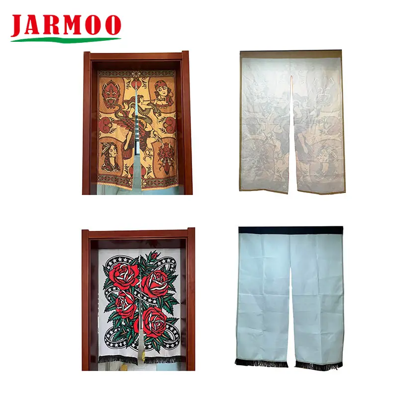 Cortinas personalizadas para puertas colgantes de cocina hechas a mano 1