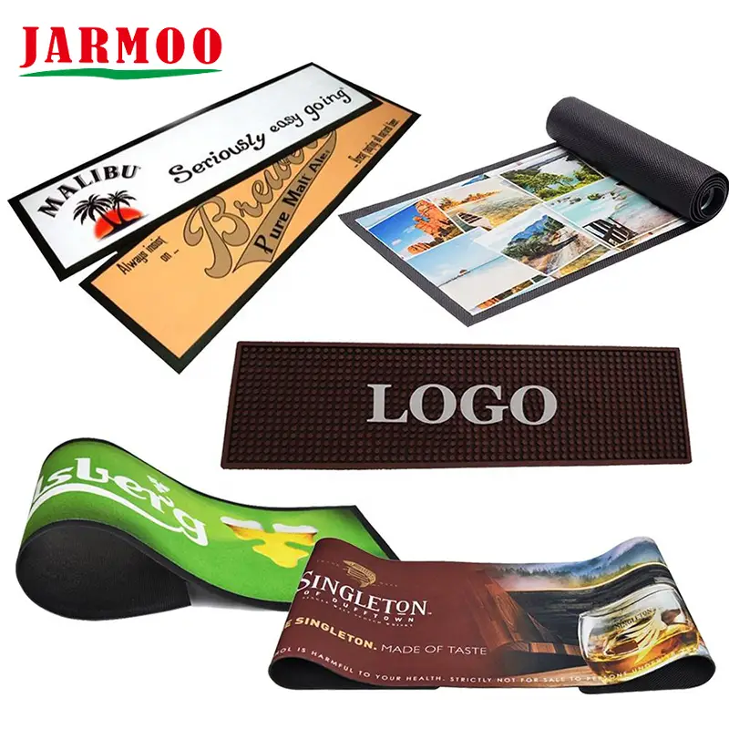 Customized Bar Mat Rubber Antiskid PVC Silicone Bar Mat 1