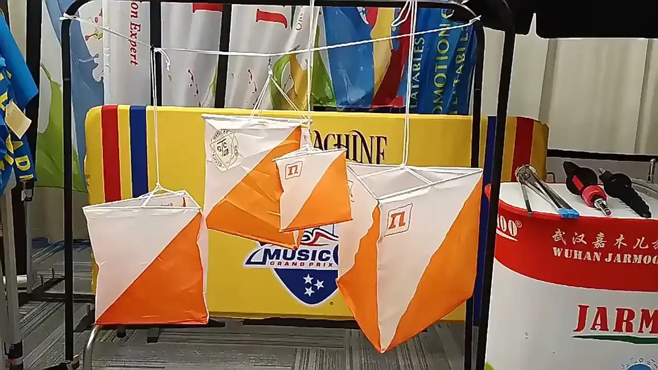 Custom Control Flag with Fixing Hook Orienteering Marker Flag 1