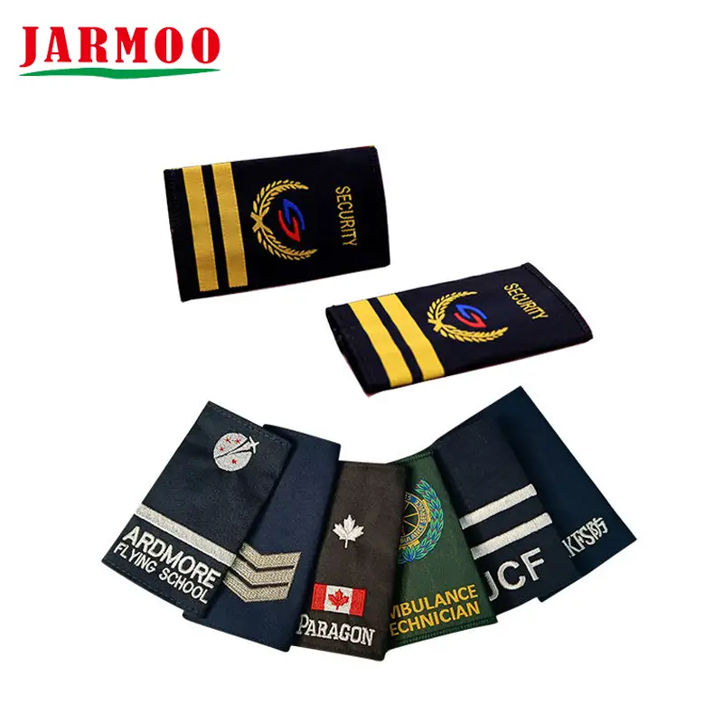Hombreras personalizadas con parche bordado, accesorios para uniformes, hombreras 1
