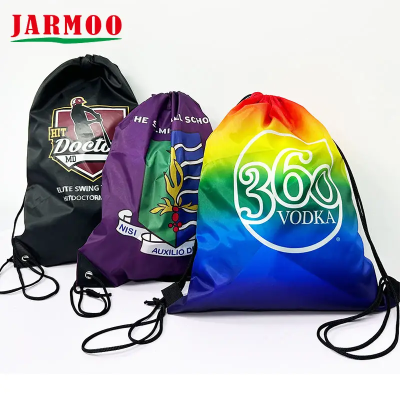 Custom Logo Bag With Draw String Promotional Drawstring Bags 1