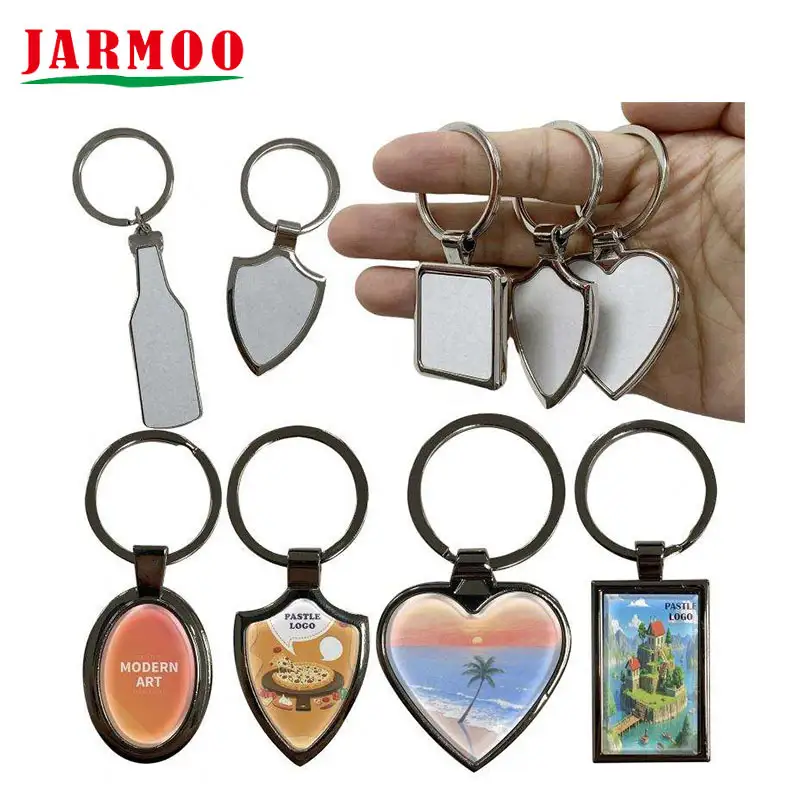 Custom Promotional Keychains Sublimation Souvenir Metal Key Chain 1