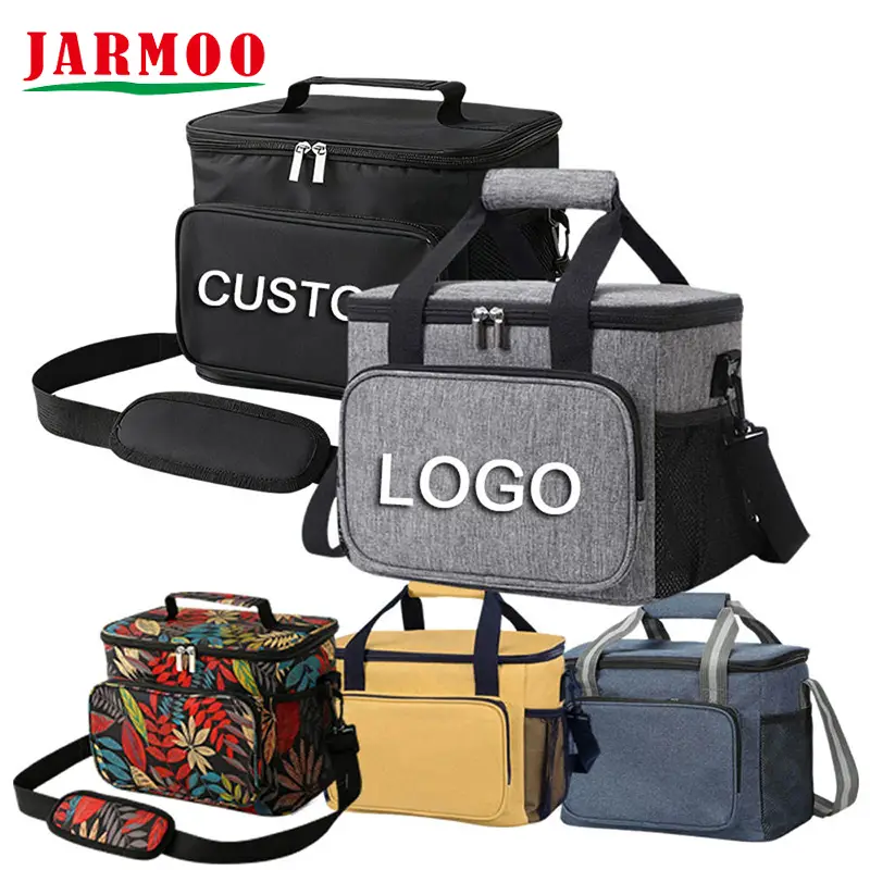 Custom Waterproof Ice PackZipper Portable Thermal Oxford Insulated Cooler Bag 1