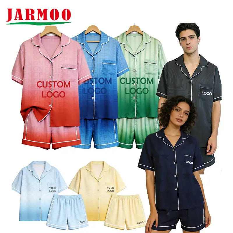 Ensemble de vêtements d'intérieur personnalisés, pyjamas imprimés numériquement, vêtements de nuit 1