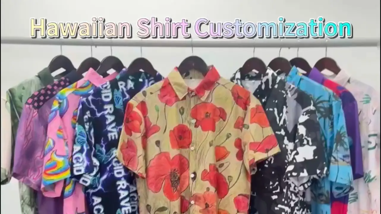 Chemise décontractée personnalisée de style hawaï. 1