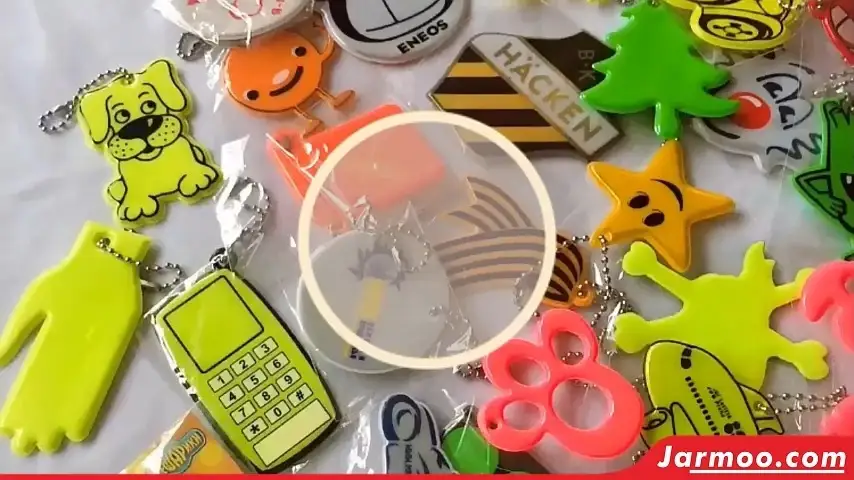 Chaveiro promocional refletivo de segurança para chaves 1