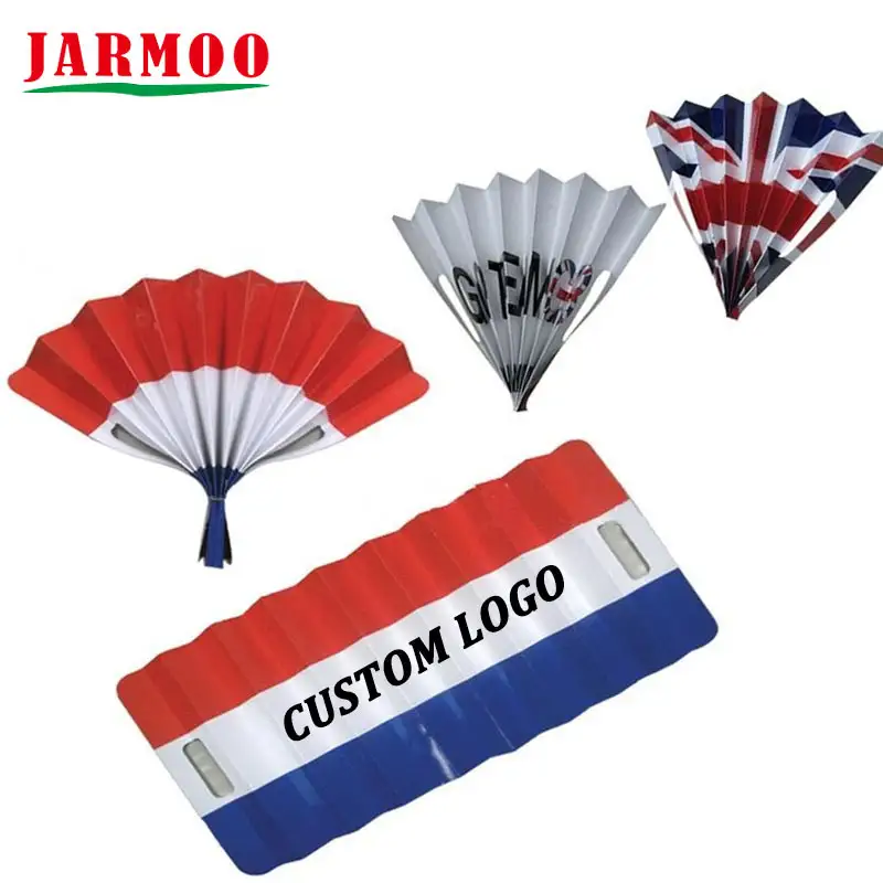 Custom Paper Hand Clapper Football Fans Cheerful Cardboard Hand Fan Clapper 1