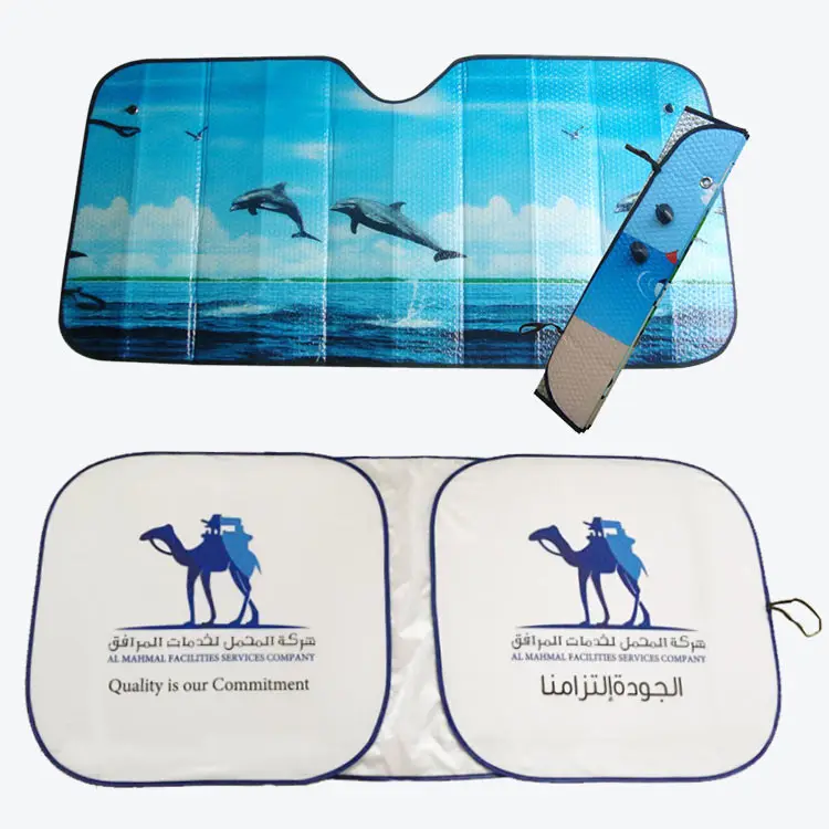 Custom Promotional Advertising Car Shade Car Window Sun Shades | Jarmoo