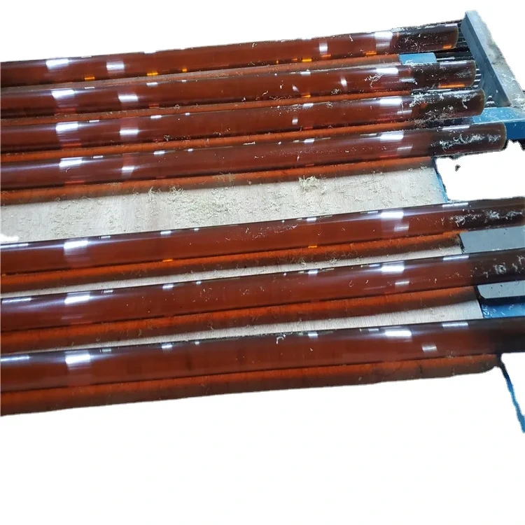 ขนาดที่กำหนดเอง 100% ก้าน PEI สีเหลืองอำพันบริสุทธิ์บริสุทธิ์ - Ultem 1,000 แท่ง 1