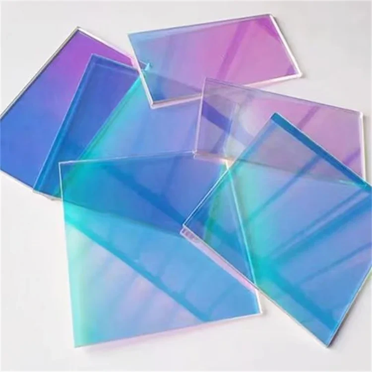 matériau acrylique irisé Aurora réfléchissant couleur arc-en-ciel feuille acrylique 1