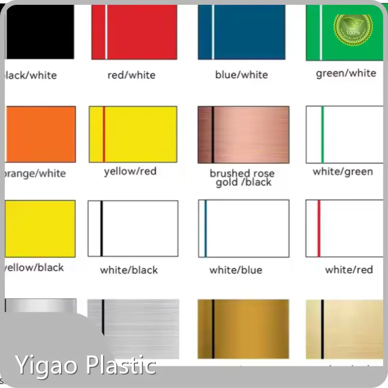 Acrylonitrile Butadiene Styrene Plastic ABS Double by Yigao Plastic 1