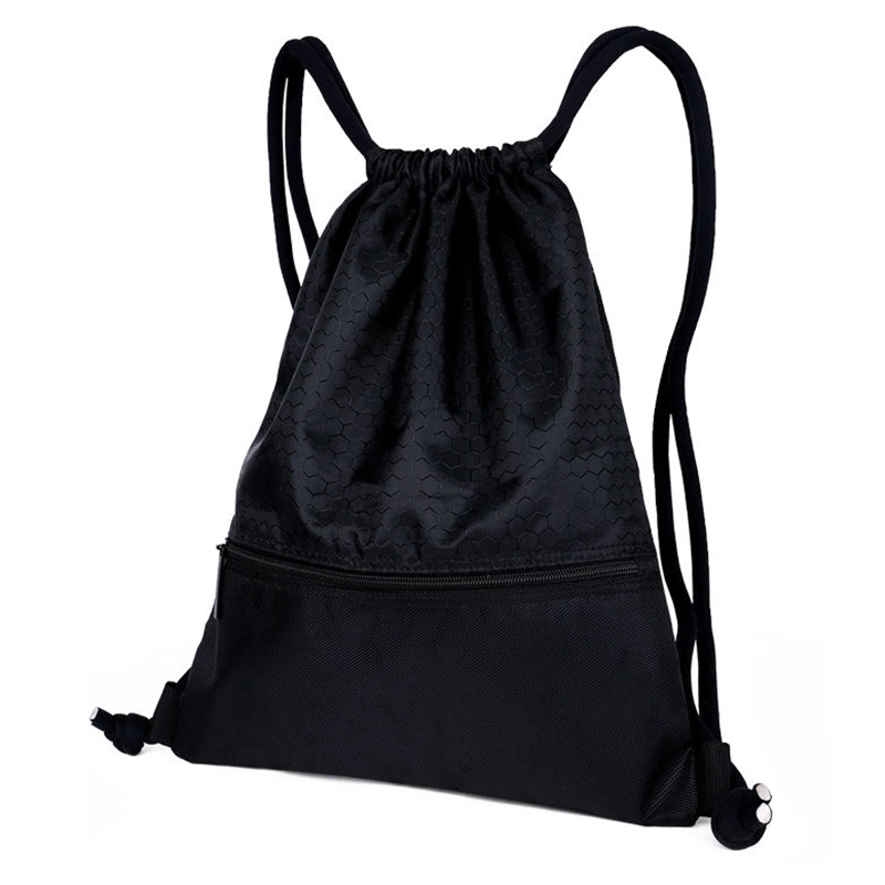 Logo personnalisé impression conception polyester basket-ball salle de sport maille fitness sacs à cordon sport cordon sac à dos 1