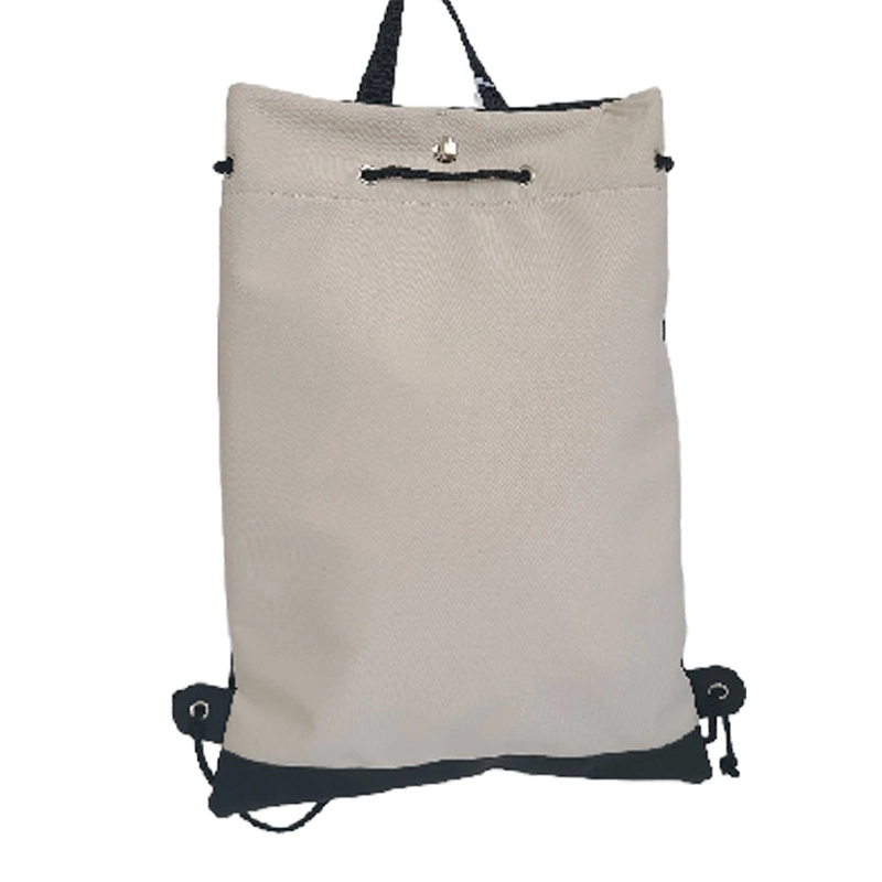 Wholesale customized logo outdoor large capacity casual polyester drawstring bags 1