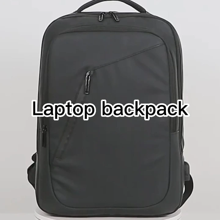 Custom Logo Design Stock Large Capacity Waterproof Backpack Travel Business Laptop Backpack with USB Charging Port for Man 1