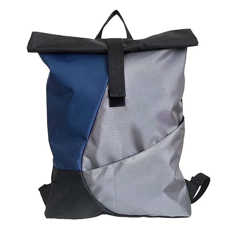 Roll-Top Backpack: Water-Resistant Lightweight Travel Bag 1