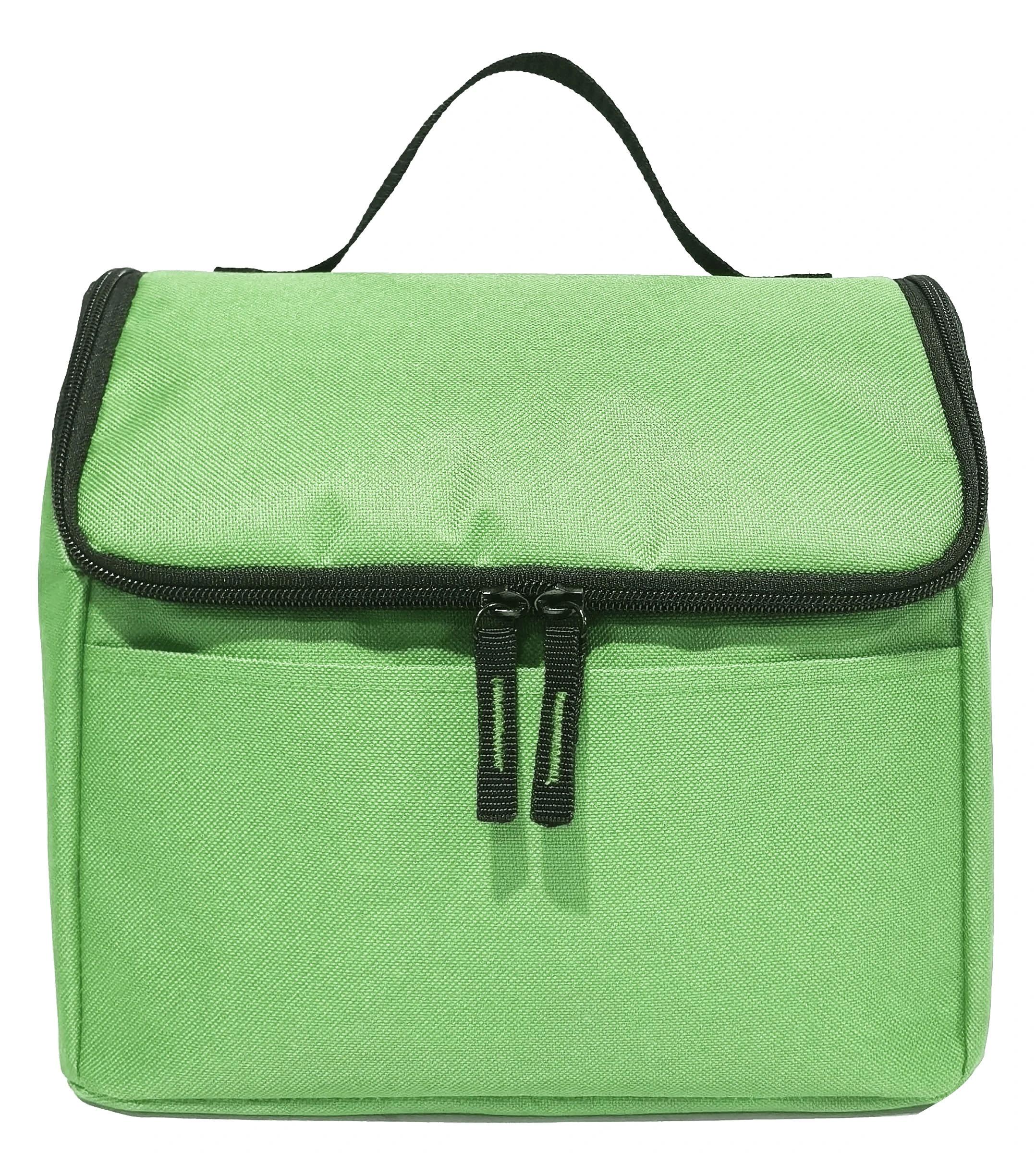 Travel Leak Proof Reusable Insulated Grocery Custom Canvas Picnic Lunch Cooler Bag for Hot Food With Zippered 1