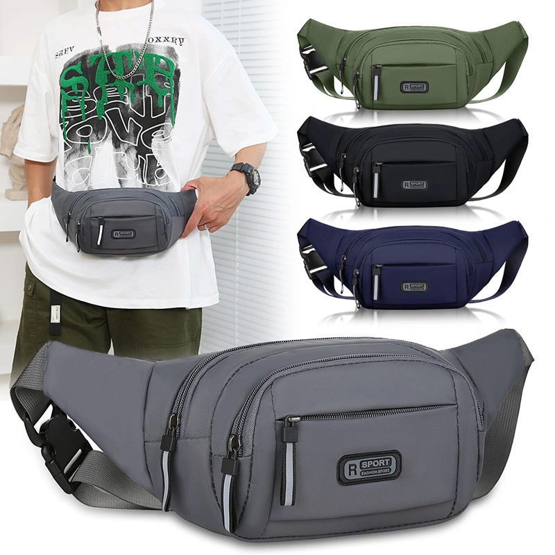 Custom Crossbody Chest Bags Fanny Pack Waist Bag with Adjustable Strap for Outdoors Workout Traveling Casual Running for Men 1