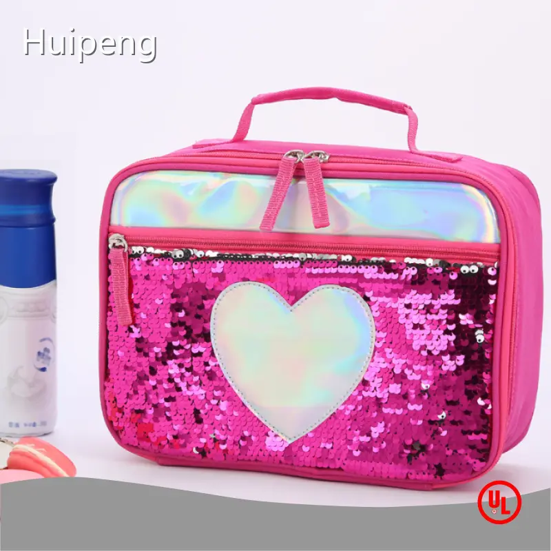 Custom Insulated Lunch Bags Pink - - HAPNT 1
