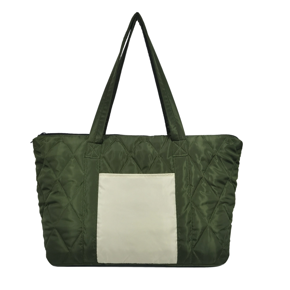 New Fashionable Memory Foam Portable Shopping Tote Bag Large Capacity Reusable Grocery Bag for Women 1