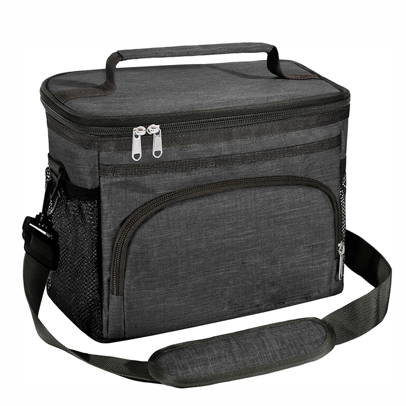 Portable Adjustable Shoulder Strap Outdoor Man Woman Oxford Fabric Picnic Lunch Cooler Tote Bag Insulated 1