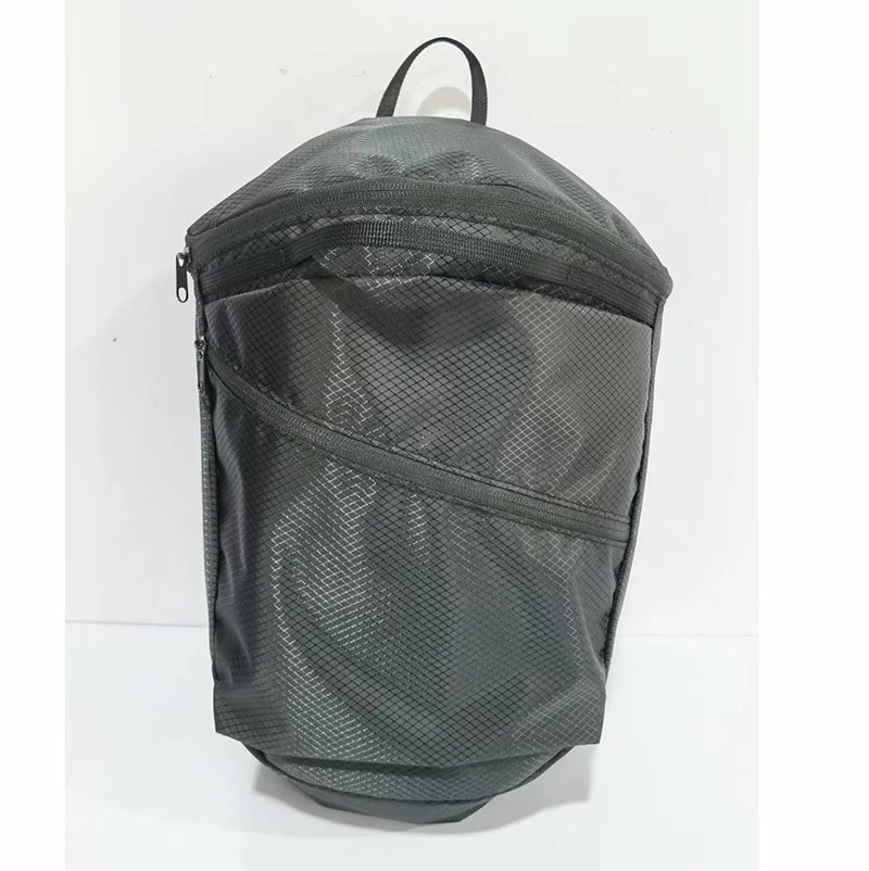 Portable Foldable diamond-shaped Grid backpack 1