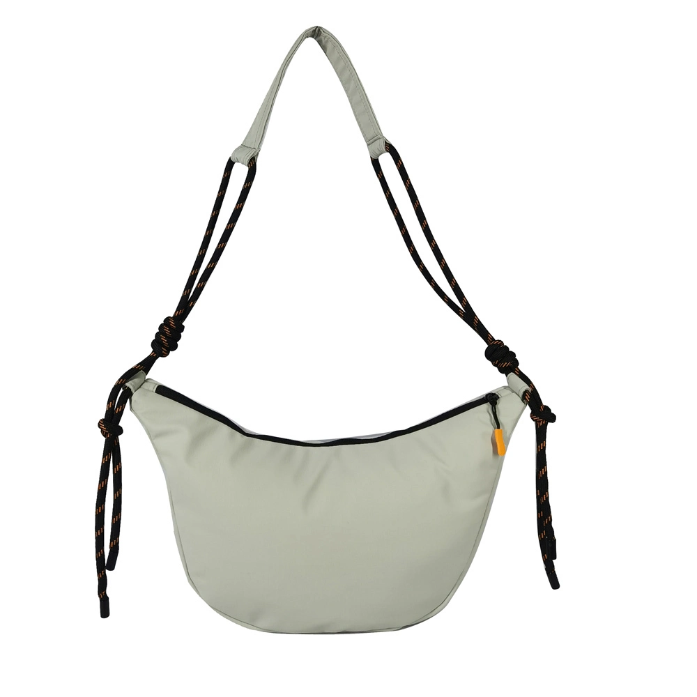 Crossbody Bag for Women, Lightweight Shoulder Purse with Zipper, Trendy Crescent Sling Bag 1
