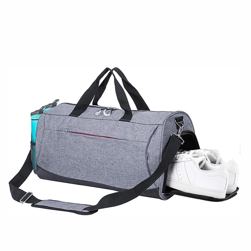 Dry individuel & Poche humide voyage en plein air sac de gymnase de gymnase sport de fitness sac à duffel avec chaussures 1
