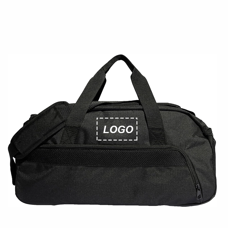 Hot Selling Recycle Polyester Fabric Front Breathable Shoe Compartment Sports Duffel Bag Gym Fitness Bag 1