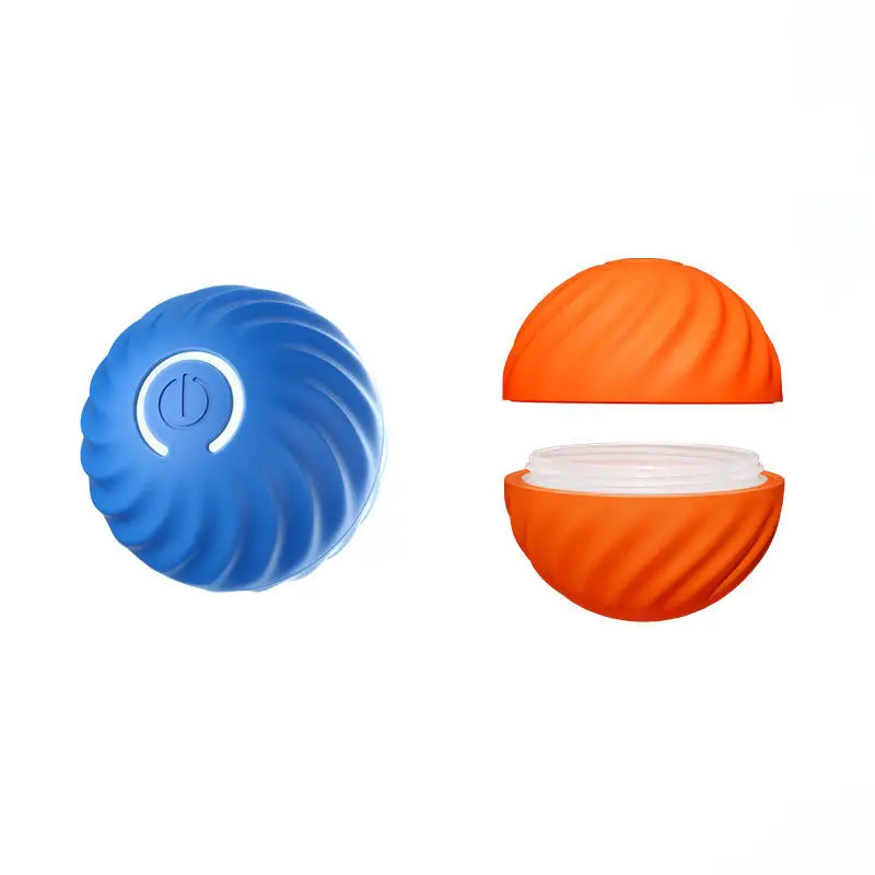 Automatic Rolling Cat Ball Toy Replaceable Jumping Ball Interactive Dog