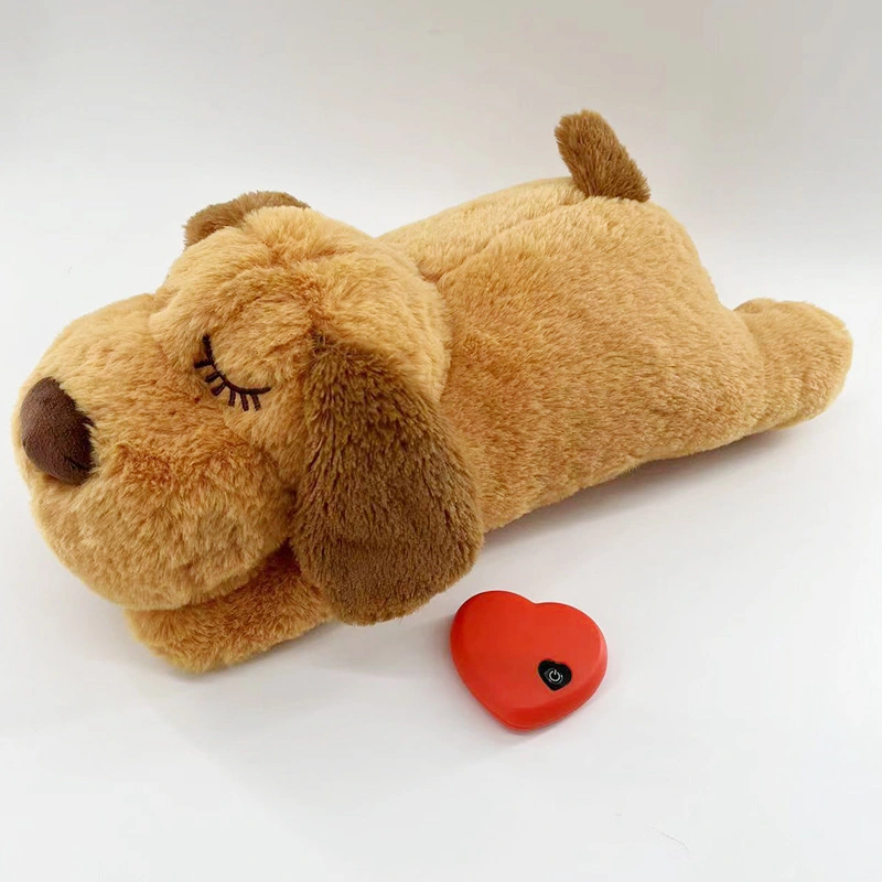 Jouet de poupée pour animaux de compagnie avec peluche coeur pour chien jouant-Xinchen 1